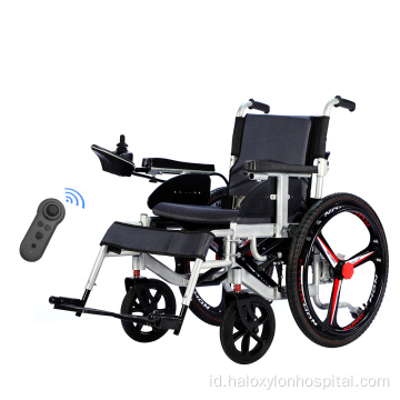 Kursi roda listrik ganda Motorc yang dapat dilipat